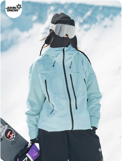 John Snow 2025 Unisex American Style Snowboard Jacket Professional Waterproof Windproof Thermal Winter Ski Coat for Men & Women