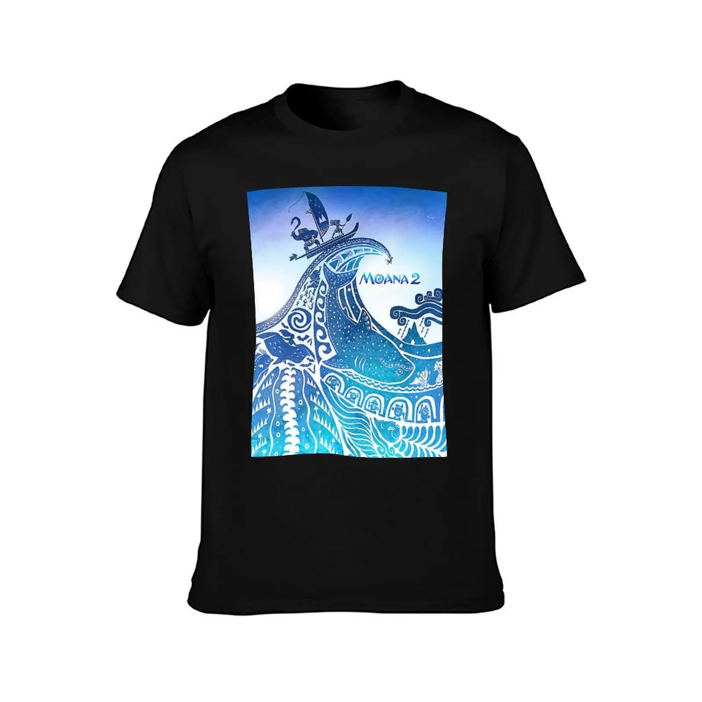 Moana 2 T-Shirt Large Size Loose Casual Tee