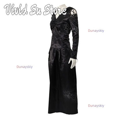 Bellatrix Anime Cos Lestrange Cosplay Costume Halloween Carnival Party Disguise Roleplay Suit Female Women disfraz de mujer