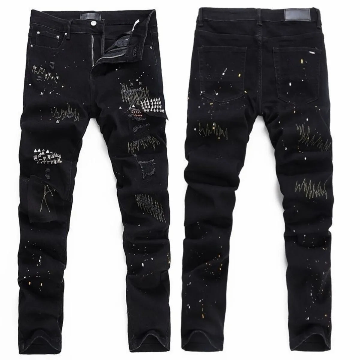2026 Summer Brand Men's New Straight Leg Loose Lightweight Denim Jeans Classic Badge Business Casual Stretch Thin Retro Pants