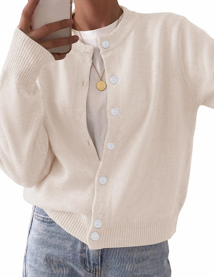 Cardigan Sweaters for Women Open Front Knitted Sweater Business lightweight Casual Fall Outfits