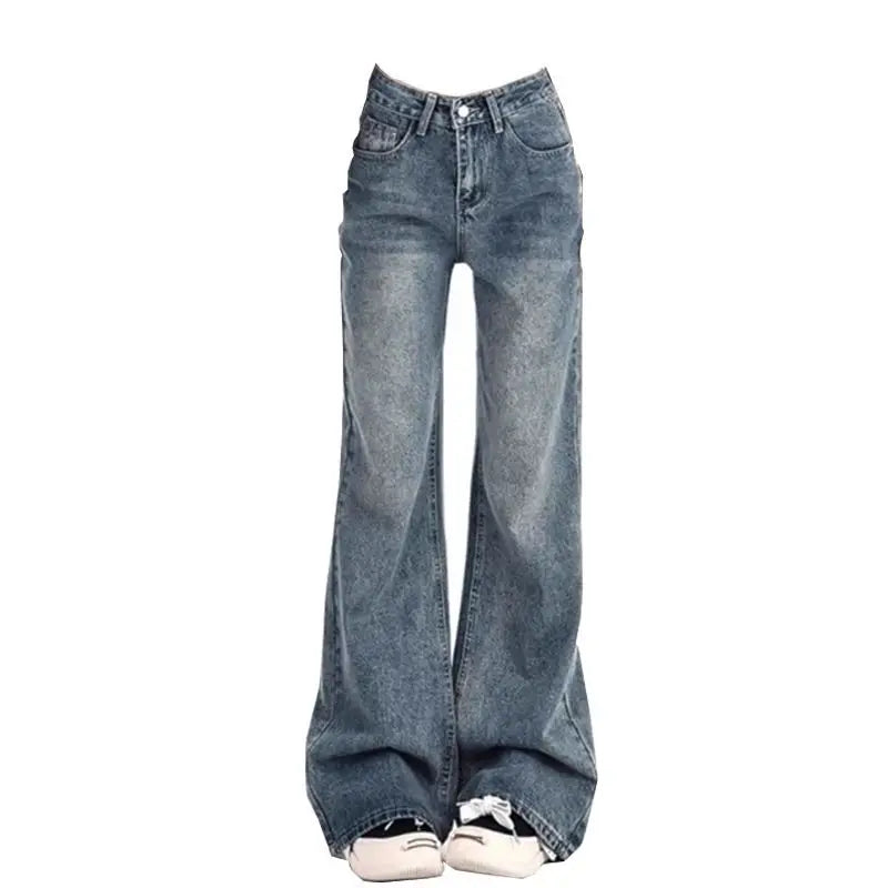 Ladies Jeans Flare Trousers Leisure Slimming Vintage Inspired Autumn  High Waist Bell  Women's pants Flared jeans jeans y2k