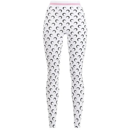 Fashionable Women Printed Elastic Jumpsuit Summer Casual Seamless Tight Thin Women\'s High Waisted Leggings