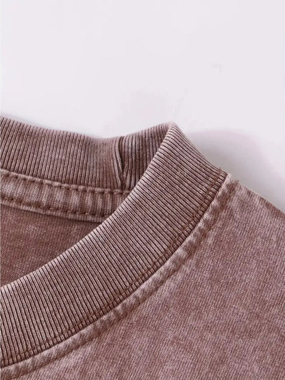 Sleeveless T-Shirt Made Of, Featuring A Washed End and A Y2K Style.