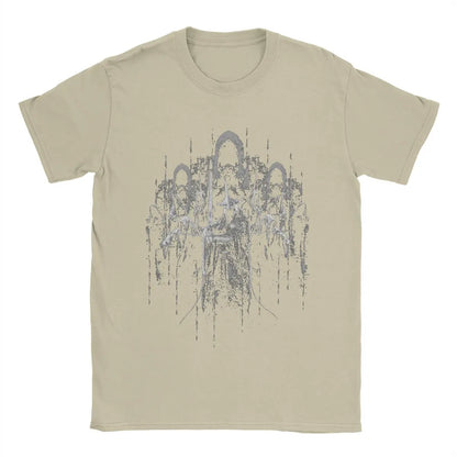 Men T-Shirt Mordor L-Lords Of The R-Rings Fun Pure Cotton Tee Shirt Short Sleeve T Shirt Crewneck Tops Gift