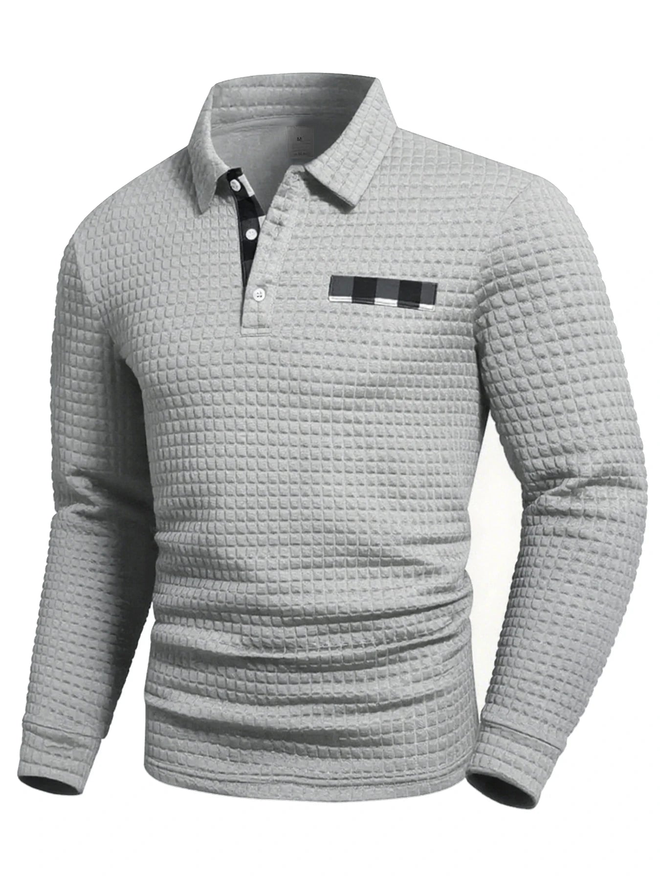 2025 New Spring and Autumn Europe Men Knitted Grid Texture Casual Large hoodie Jumper Small Plaid Jacquard Men clothing