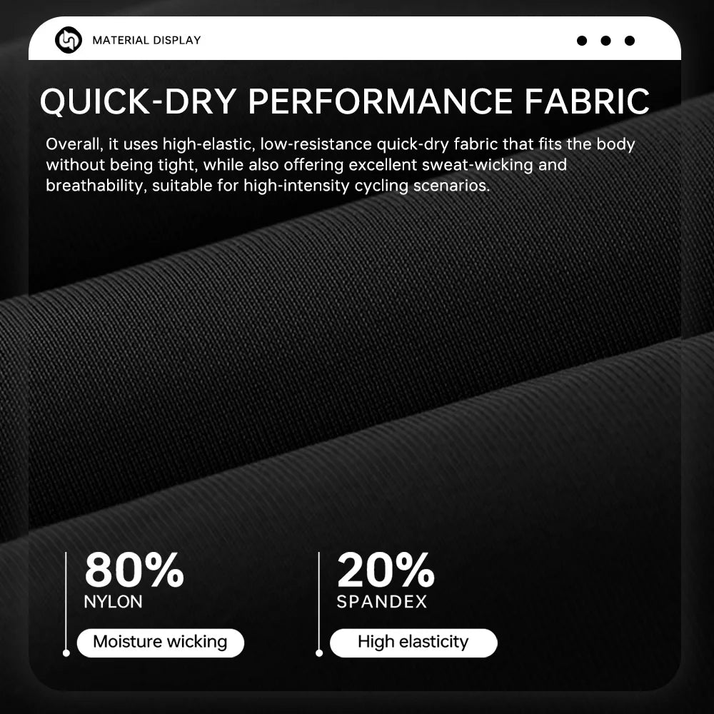 X-TIGER Men Cycling Bib Pants Anti-Slip Leg Grips 7-Hour Ride Padded Summer Riding Bike Bib Shorts with Side Pockets