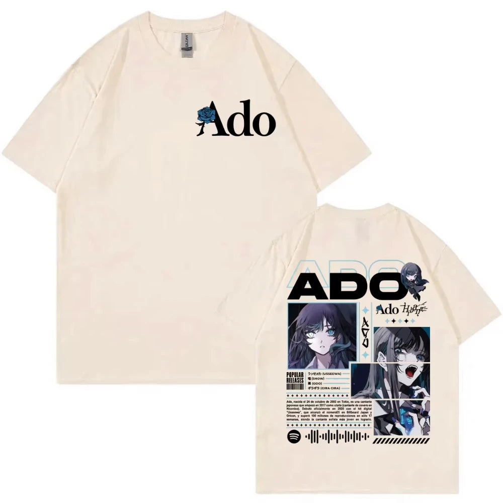 Singer Ado Hibana World Tour 2026 Graphic T-shirts Men Women's