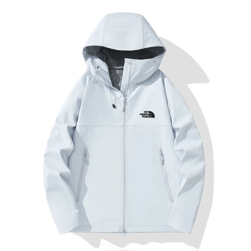 Same Style Couples Hooded Interchange Jacket Waterproof Scratch-Resistant Wear-Resistant Autumn New Winter Outdoor Casual Jacket