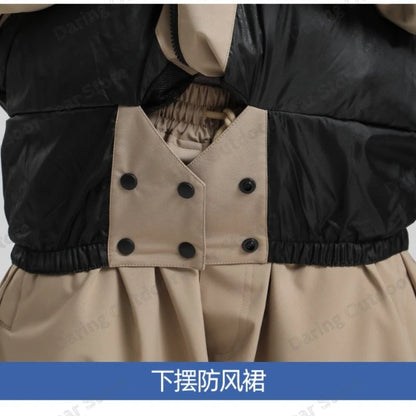 New Unisex Solid Cargo Ski Suit Waterproof Breathable Windproof Snowboard Jacket Professional Winter Outdoor Couple Snowsuit