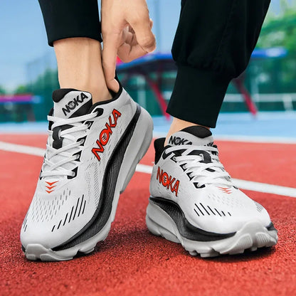 Marathon Running Shoes High Quality Men's Breathable Lightweight Couple Comfort Sports Non-slip Casual Outdoor Training Sneakers