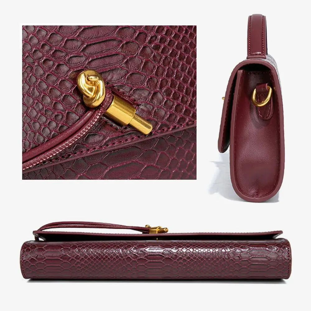 PU Leather Fashion Luxury Top-Handle Bag For Women Evening Handbag