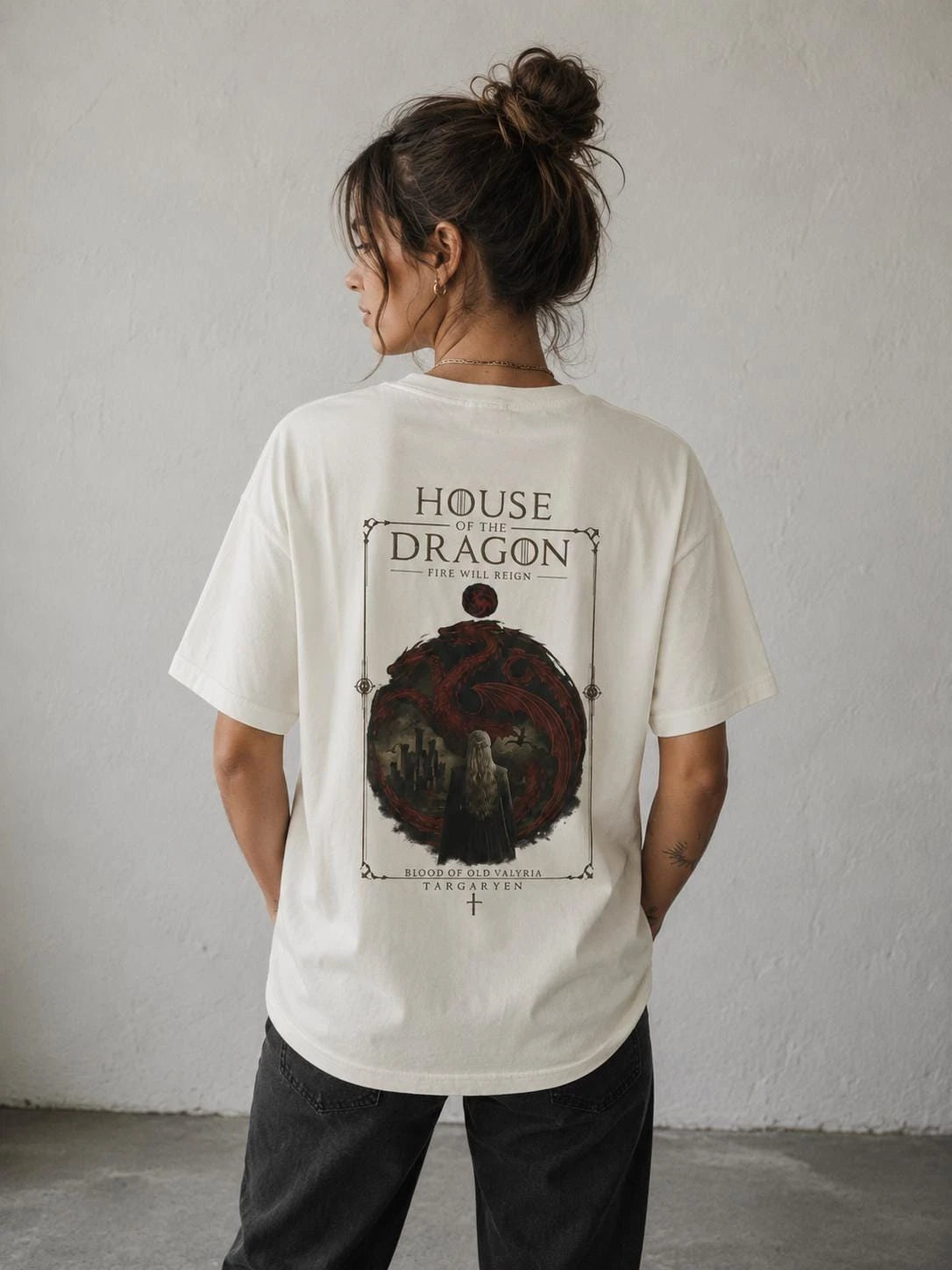 House of The Dragon Movie Graphic 2026 T-Shirt 100%Cotton Men's Women's Y2k Popular Oversized Funny Tshirt Casual Tee Streetwear