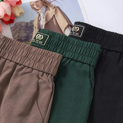 2026 Soft Cool Women's Casual Plus Size Elastic Waist Pants, High Quality Summer Pants, Women's Daily Sports Pants