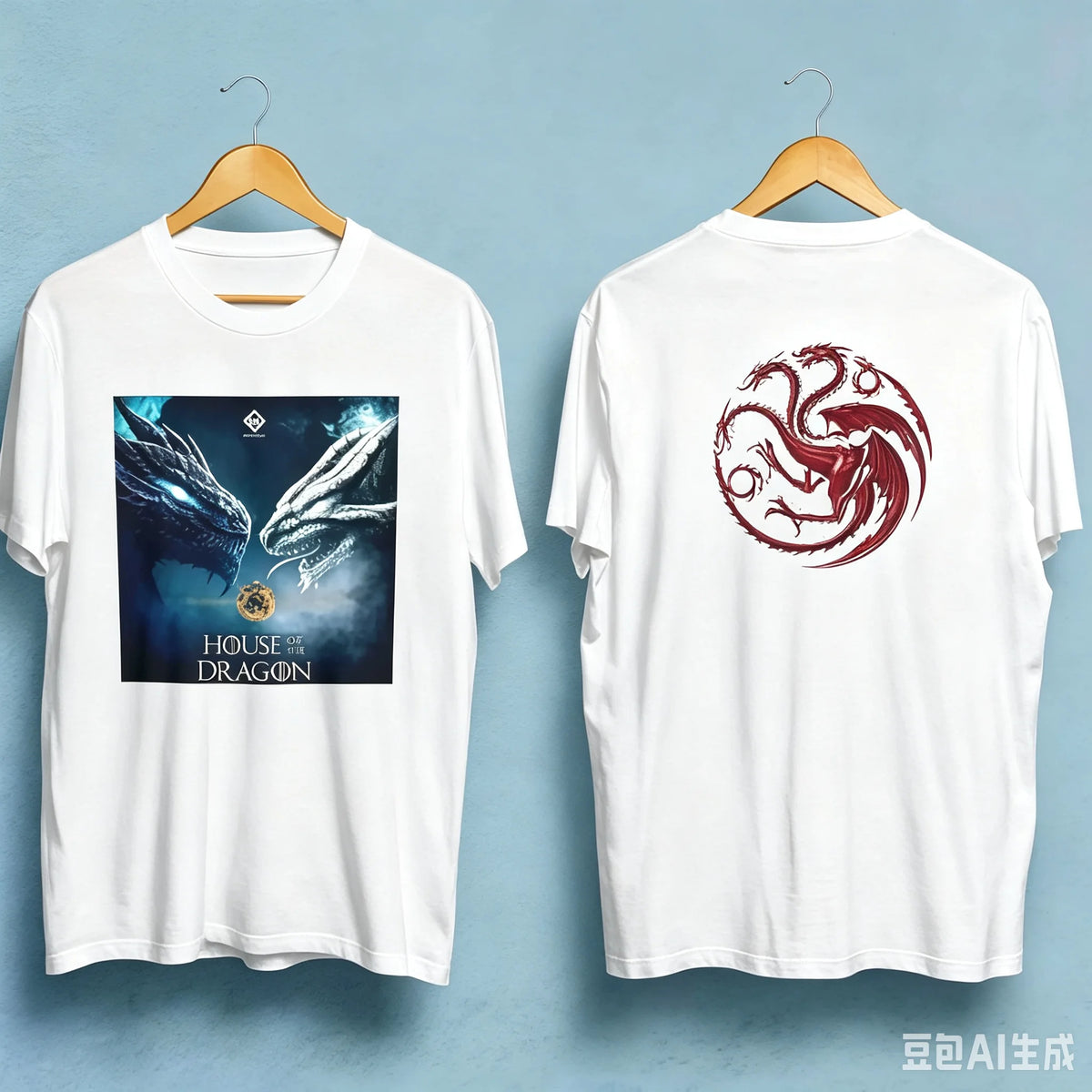 House of The Dragon New Movie 2026 Graphic Print T-shirt 2026 Summer Men Women 100_Cotton Oversized T-shirt Street Wear Y2K