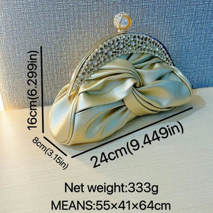 New Clutch Rhinestone Evening Women Bags Chain Slanting Bag