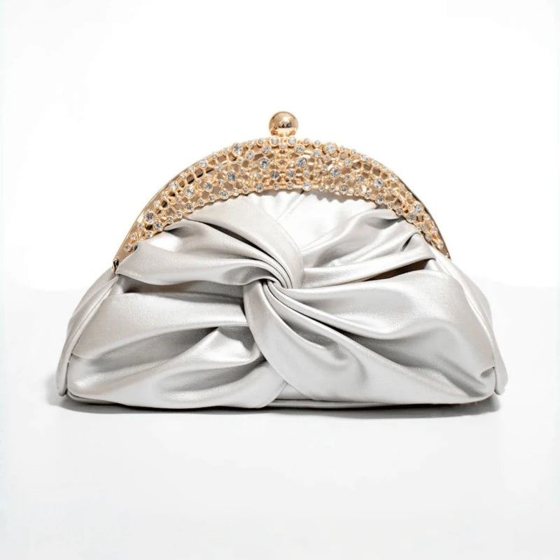 New Clutch Rhinestone Evening Women Bags Chain Slanting Bag