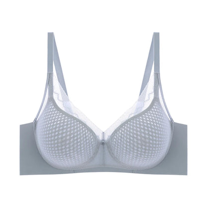 Big Chest Appears Small Bra for Women Lightweight Breathable Seamless Soft Support Breast Collection Anti Sagging Bra OWD6105