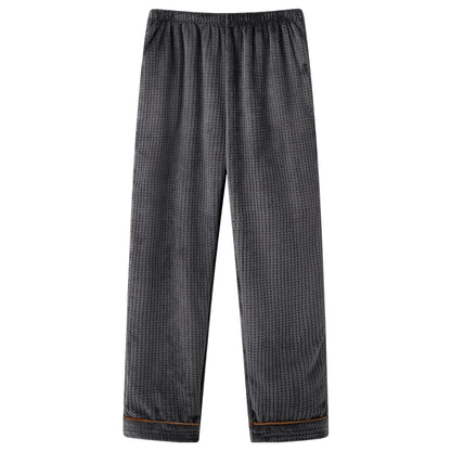 Thick Flannel Men's Plaid Trousers Big Yards Warm Sleep Pants Mens Pajamas Pants Bottoms Sleepwear Pajama for Men Pijama Hombre