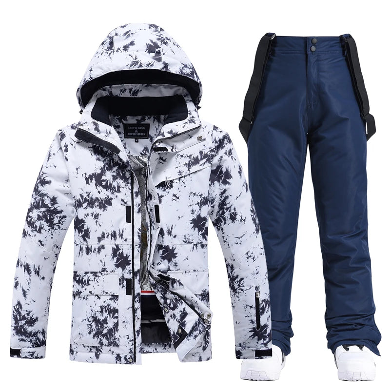 Fashion, Waterproof Snow Suit Sets for Women, Snowboarding Clothing, Ski Costumes, Winter Wear, Jacket Strap Pant for Girl's
