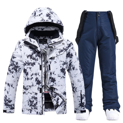Fashion, Waterproof Snow Suit Sets for Women, Snowboarding Clothing, Ski Costumes, Winter Wear, Jacket Strap Pant for Girl's