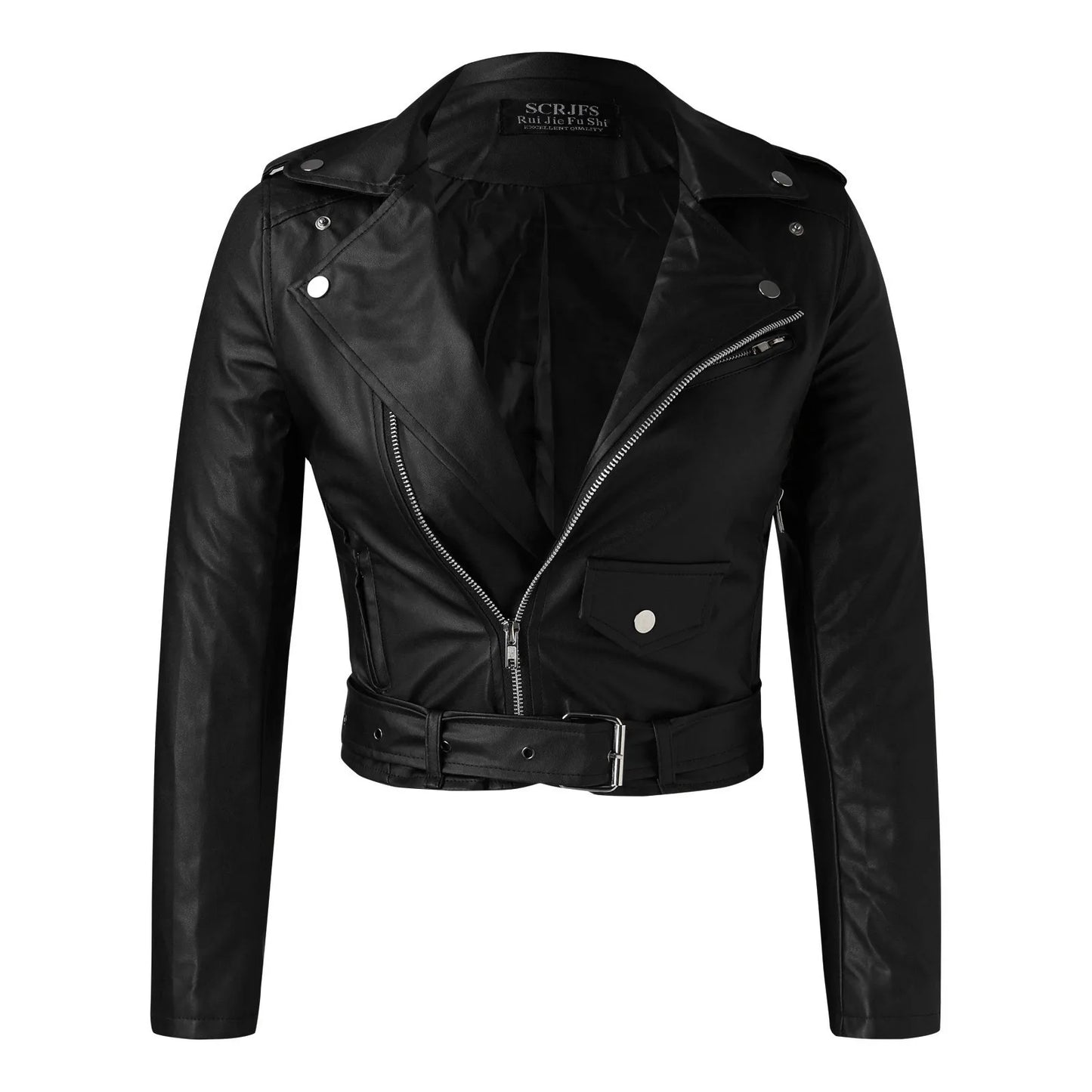Autumn Winter Jacket Pu Leather Coat Jackets For Women 2022 Locomotive Short Zipper
