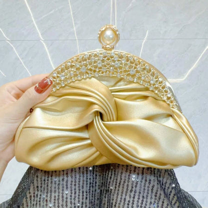 New Clutch Rhinestone Evening Women Bags Chain Slanting Bag