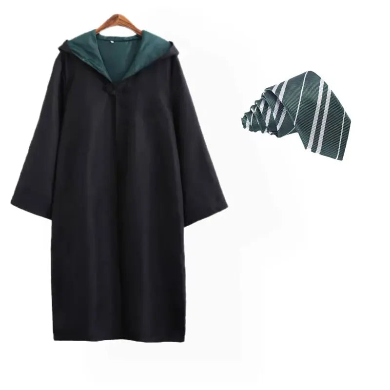 Cosplay Costumes Haloween Christmas Haliday Party Costume Magic Robe Cloak with Tie Kids Adult Uniform Outfit Gift Cosplay