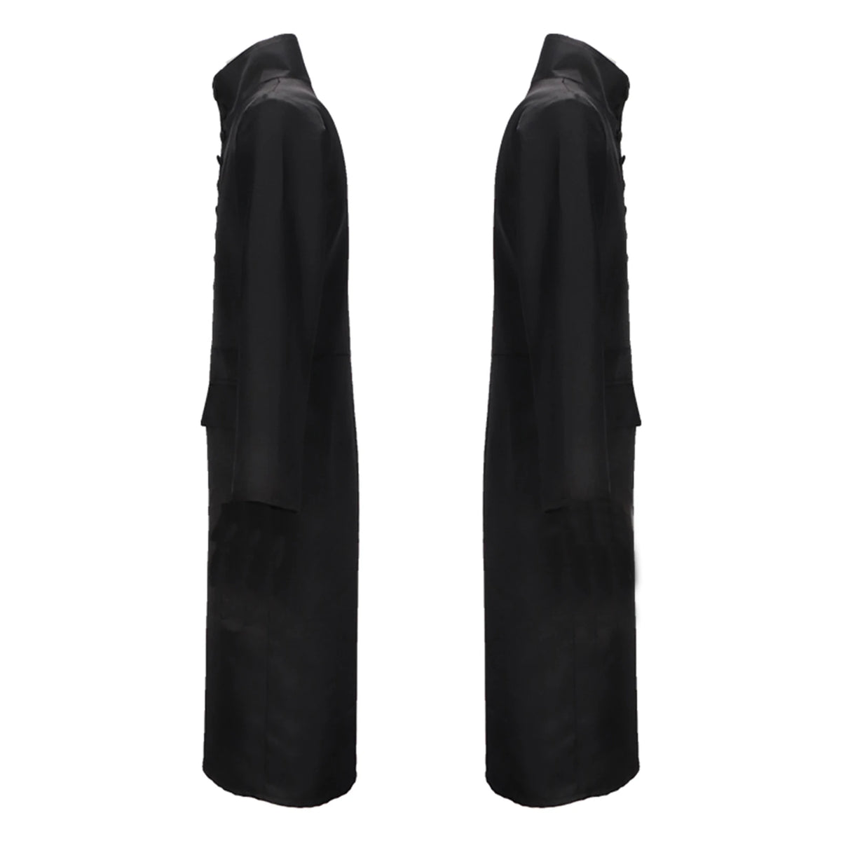 Professor Snape Cosplay Costume Men Jacket Coat Tunic Robe Cloak Cape Halloween Outfit