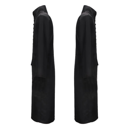 Professor Snape Cosplay Costume Men Jacket Coat Tunic Robe Cloak Cape Halloween Outfit