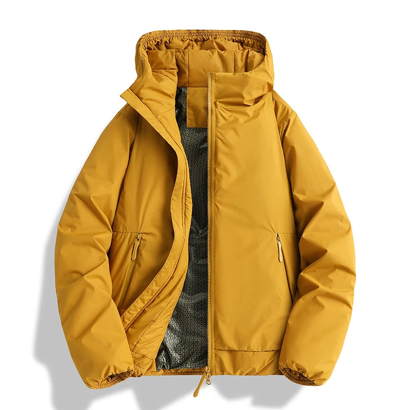 Outdoor Warm Jacket Autumn Winter Windproof Waterproof Men Hooded Casual Sports Jacket Women Sport Running Hiking Ski Thick Coat