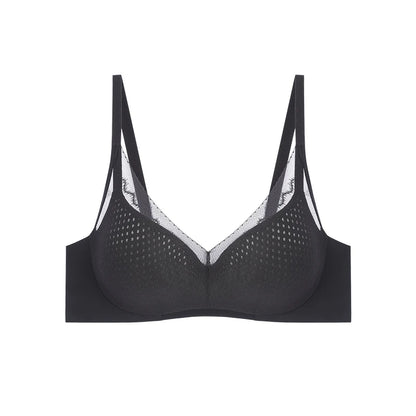 Big Chest Appears Small Bra for Women Lightweight Breathable Seamless Soft Support Breast Collection Anti Sagging Bra OWD6105
