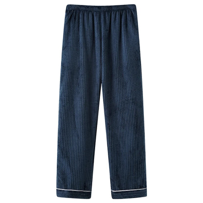 Thick Flannel Men's Plaid Trousers Big Yards Warm Sleep Pants Mens Pajamas Pants Bottoms Sleepwear Pajama for Men Pijama Hombre