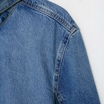 NZLGMSJ 2026 Spring New Women's Street Fashion Denim Jackets Long Sleeves High Neck New Casual Denim Jacket Coats ﻿