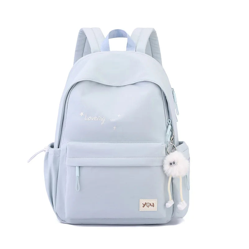 2026 Female Fashion High-Capacity Waterproof College Backpack Trendy Women