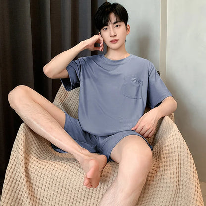 Summer New Men's Pajamas