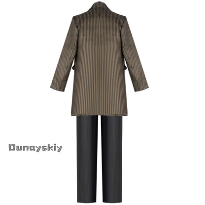 Cosplay Godfather Sirius Black Costume DIY Suit Wizard Dress Padfoot Magic Role Play Outfits Halloween Disguise Ornament