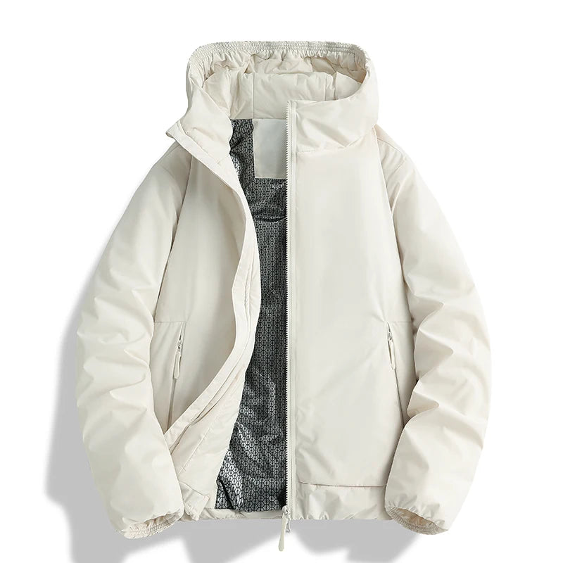 Outdoor Warm Jacket Autumn Winter Windproof Waterproof Men Hooded Casual Sports Jacket Women Sport Running Hiking Ski Thick Coat