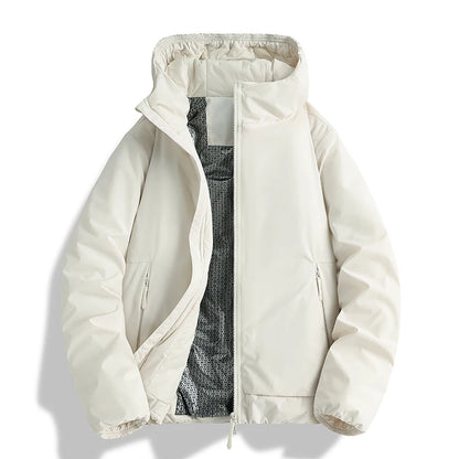 Outdoor Warm Jacket Autumn Winter Windproof Waterproof Men Hooded Casual Sports Jacket Women Sport Running Hiking Ski Thick Coat