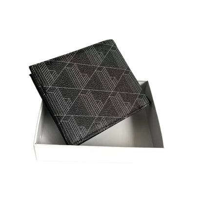 2026 New Fashion Printed Series Double Fold Wallet Premium Mini Wallet for Men and Women