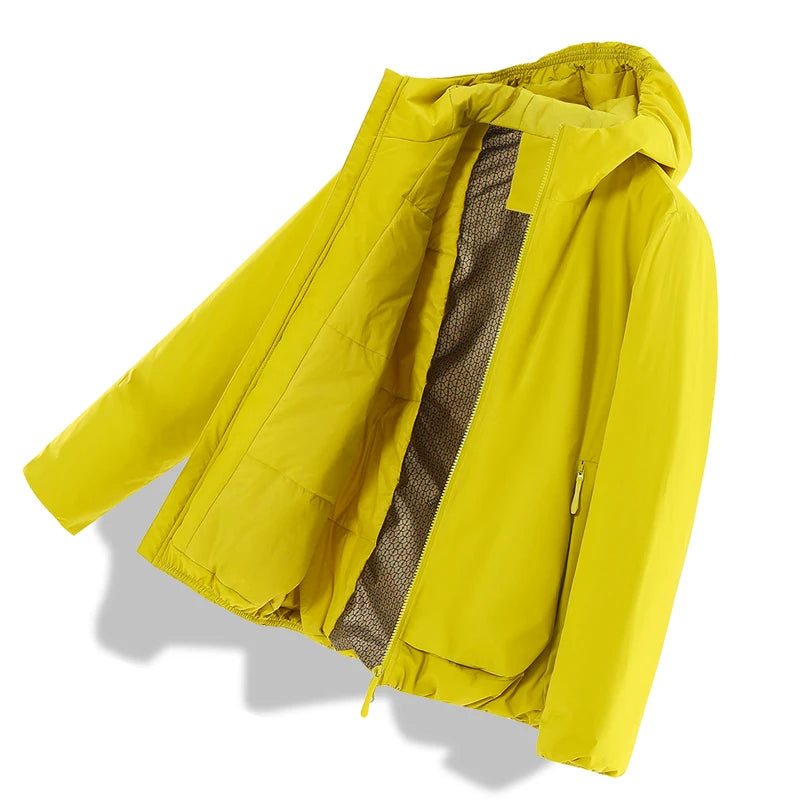 Outdoor Warm Jacket Autumn Winter Windproof Waterproof Men Hooded Casual Sports Jacket Women Sport Running Hiking Ski Thick Coat