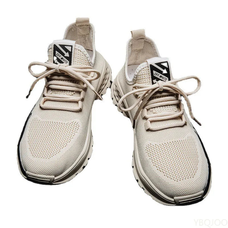 Large Size Spring and Autumn Fashion New Thick Sole Height Increasing Casual Men's Shoes Niche Trend Flat Sports Men's Shoes