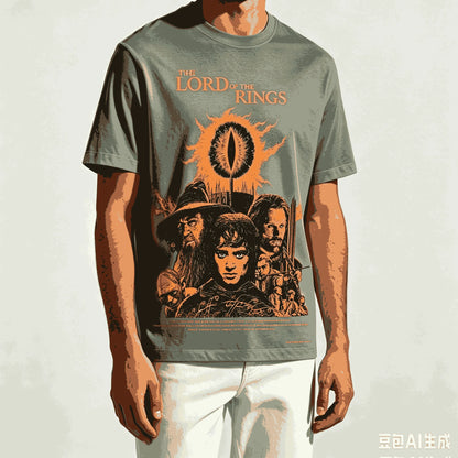 The Lord of the Rings for Fan Gift T-shirt Men Women Harajuku Oversized Unisex Short Sleeve Streetwear high quality Couples soft