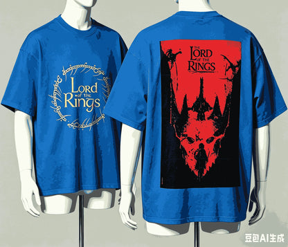 The Lord of the Rings for Fan Gift T-shirt Men Women Harajuku Oversized Unisex Short Sleeve Streetwear high quality Couples soft