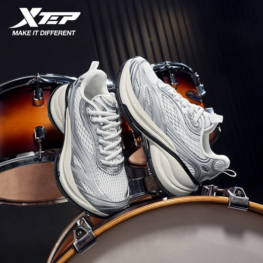 Xtep Basque 3 For Male Sneakers 2026 Spring Comfortable Retro Fashion Luxury Height-Increasing Sports Shoes 874219320001