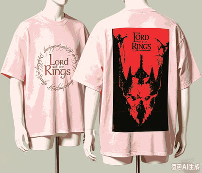 The Lord of the Rings for Fan Gift T-shirt Men Women Harajuku Oversized Unisex Short Sleeve Streetwear high quality Couples soft