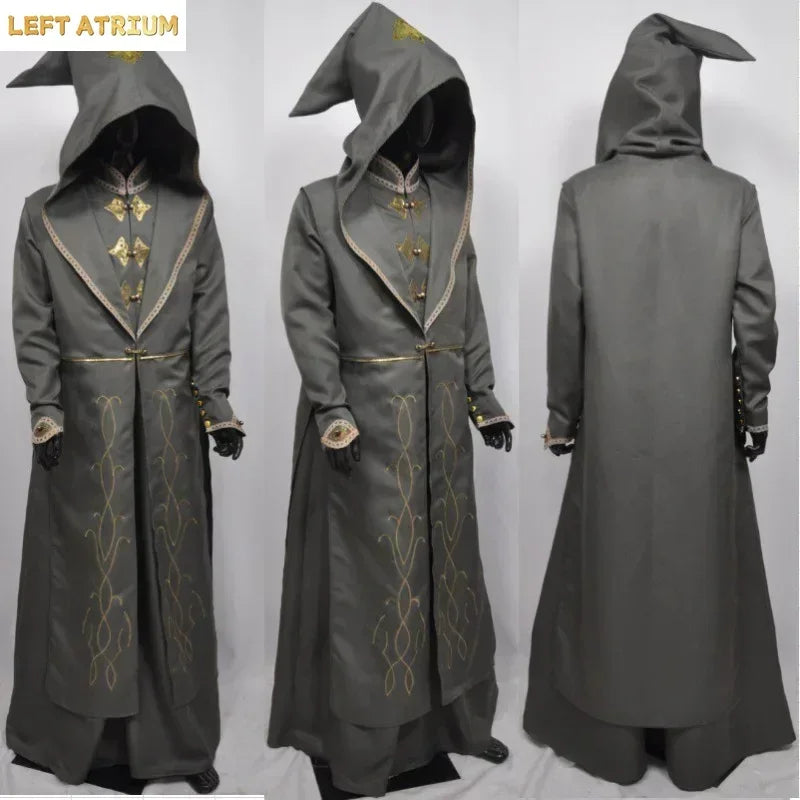 New 2025 A High quality Halloween Costume Potter Costume Dumbledore Cos Albus Anime Principal Wizardry Costume i1k5u