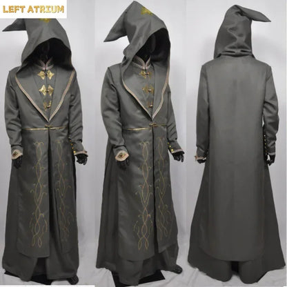 New 2025 A High quality Halloween Costume Potter Costume Dumbledore Cos Albus Anime Principal Wizardry Costume i1k5u