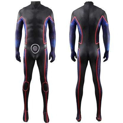 RGD4 Cosplay Young Avengers Wiccan Jumpsuit Superhero William Billy Adult Man Bodysuit Zentai Costume