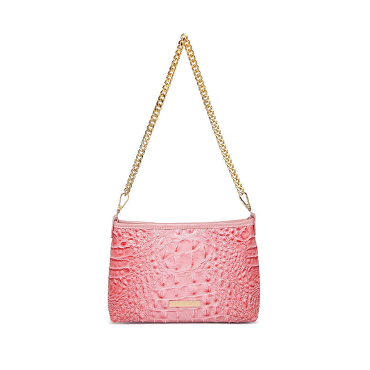 Women Outdoor Daily Shoulder Clutch Pouch Detachable Glossy Chain Strap Crossbody Bag Lightweight Multi Compartment Carry Pack
